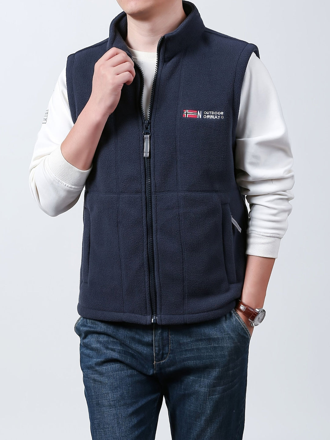 Pascal | Warm Fleece Gilet Bodywarmer Full-Zip