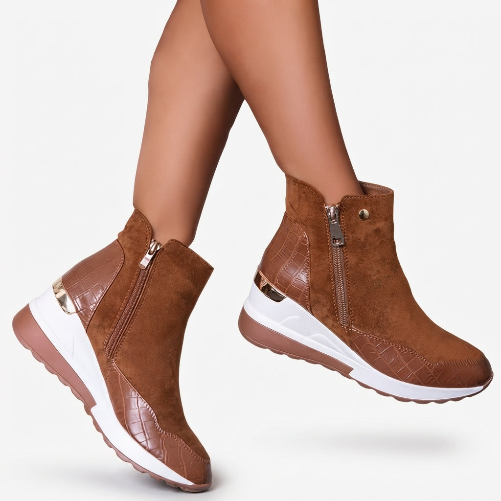 Genevieve | Warm Waterproof Winter Ankle Boots for Women