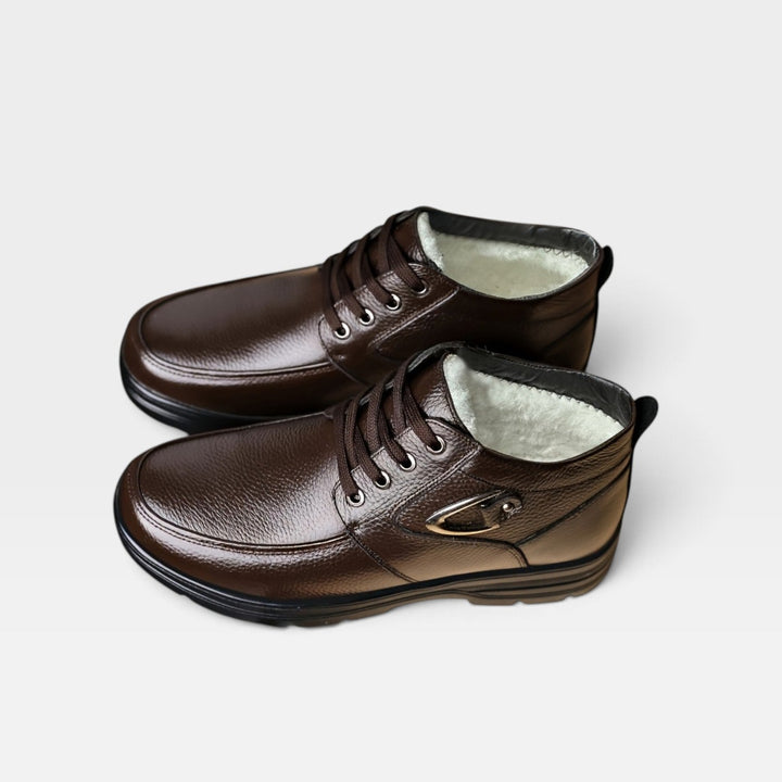 Baxter | Classic Leather Lace Up Ankle Boots
