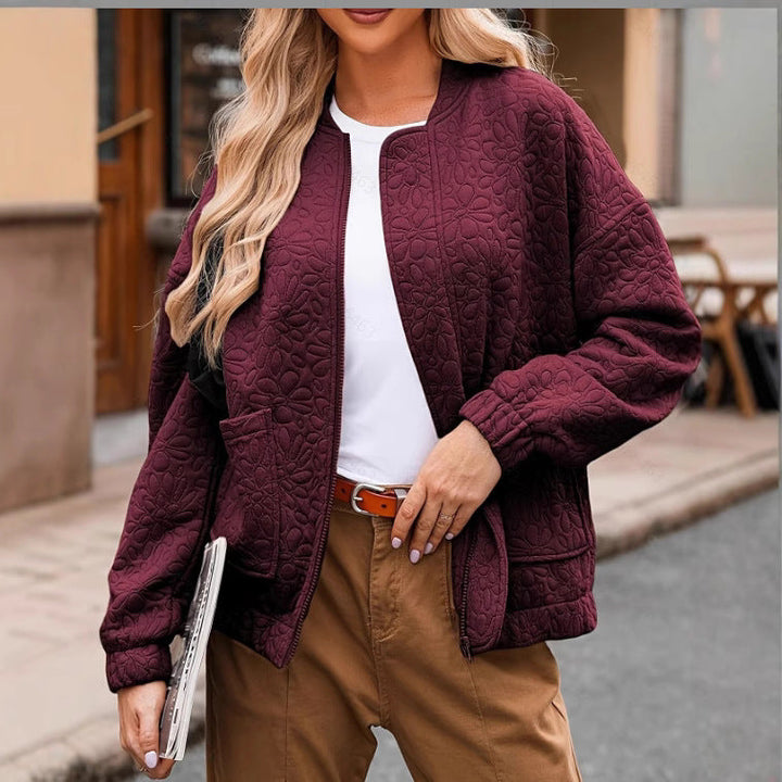 Poppy | Relaxed Quilted Zip Jacket Winter Coat