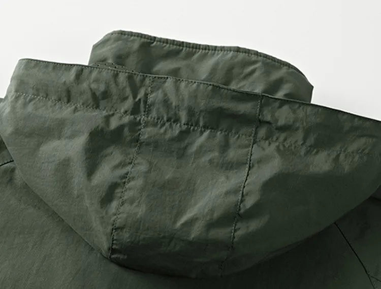 Lennox | Waterproof Outdoor Jacket with Detachable Hood for Men