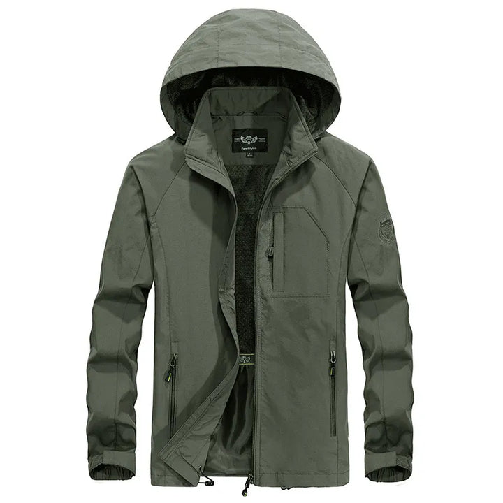Lennox | Waterproof Outdoor Jacket with Detachable Hood for Men