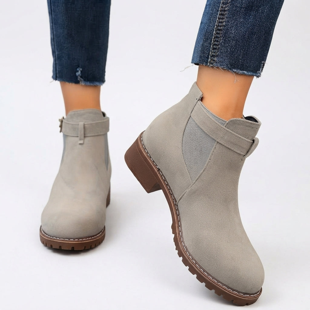 Edith | Classic Heeled Chelsea Ankle Boots for Women