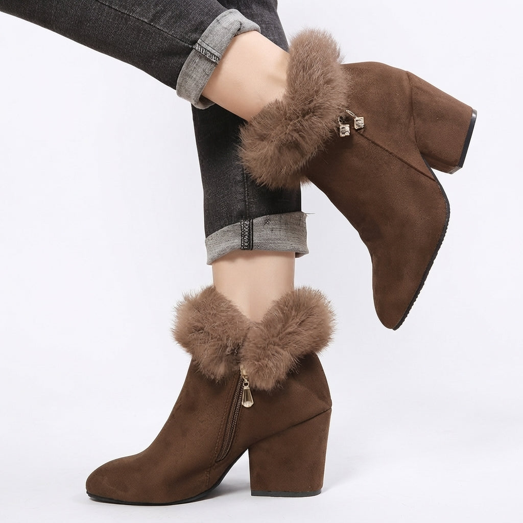 Genevieve | Elegant Block Heeled Ankle Boots for Women