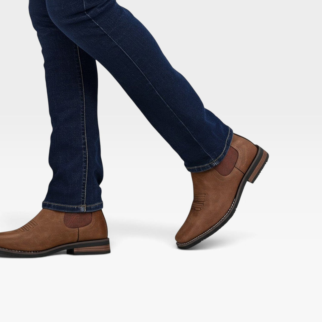 Leland | Classic Leather Chelsea Boots Men