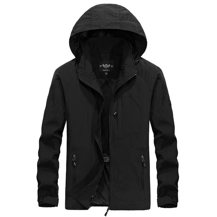 Lennox | Waterproof Outdoor Jacket with Detachable Hood for Men
