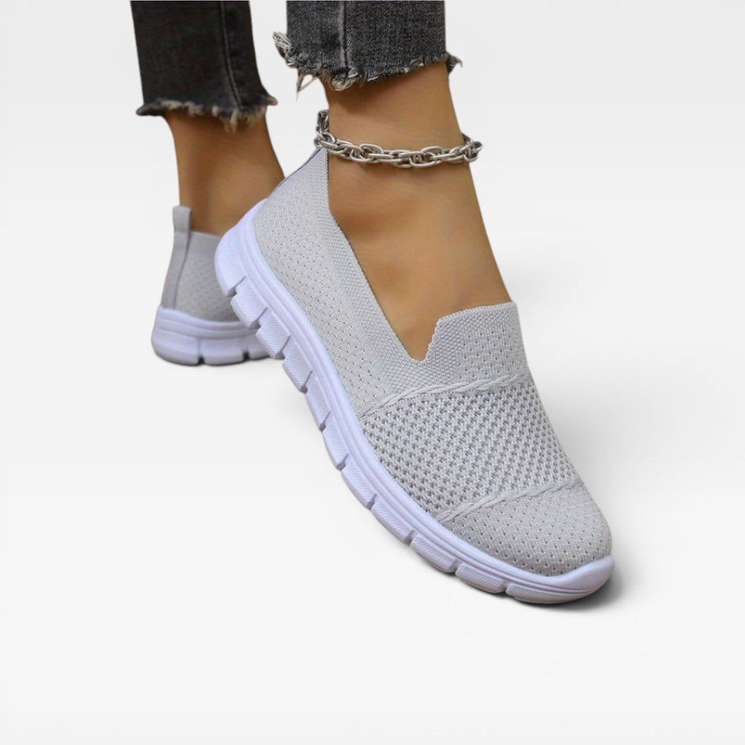 Hazel | Comfortable Knit Slip-On Trainers for Women