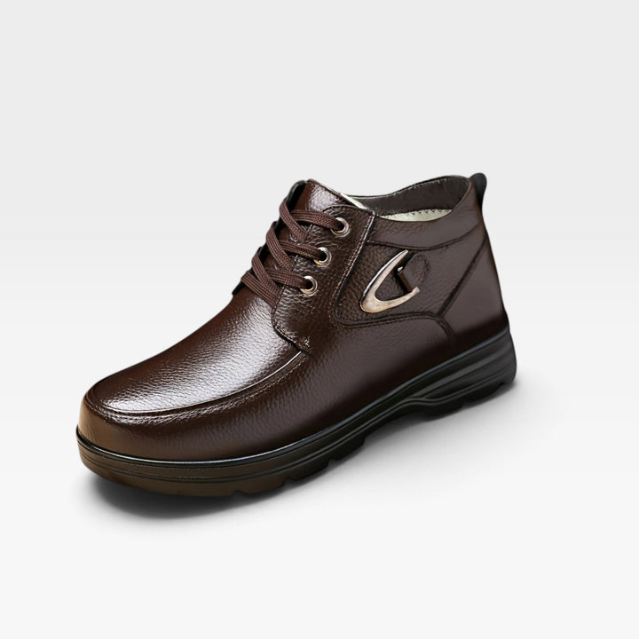 Baxter | Classic Leather Lace Up Ankle Boots