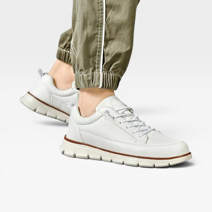 Dalton | Sleek Leather Low-Top Lace-Up Trainers