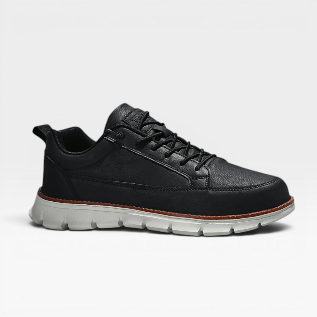 Dalton | Sleek Leather Low-Top Lace-Up Trainers