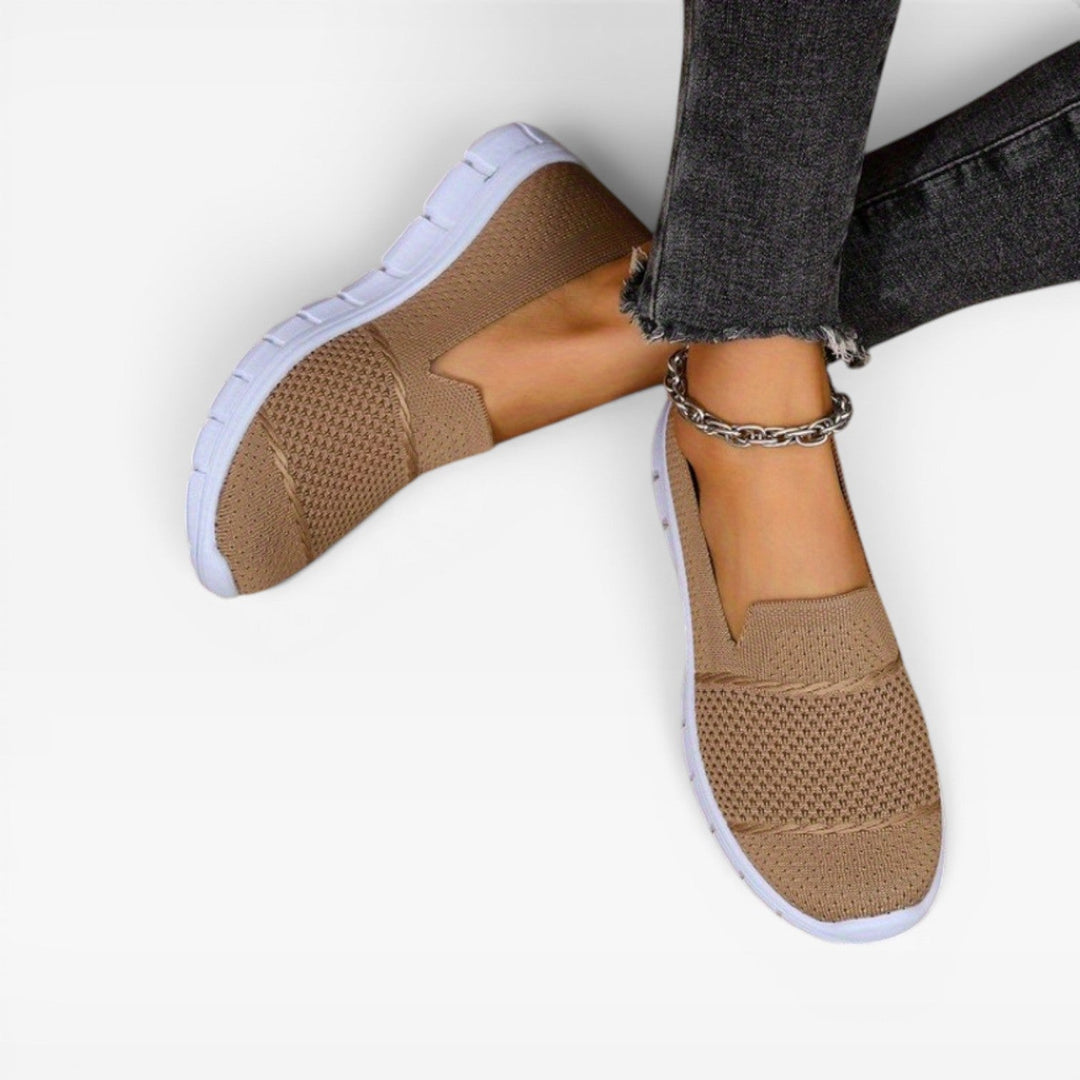 Hazel | Comfortable Knit Slip-On Trainers for Women