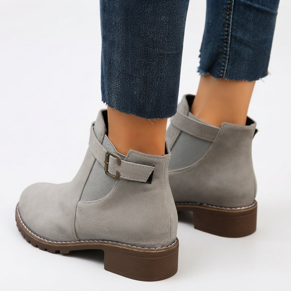 Edith | Classic Heeled Chelsea Ankle Boots for Women