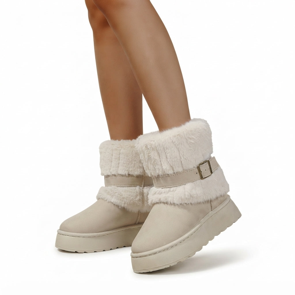 Isla | Cozy Platform Snow Ankle Boots for Women