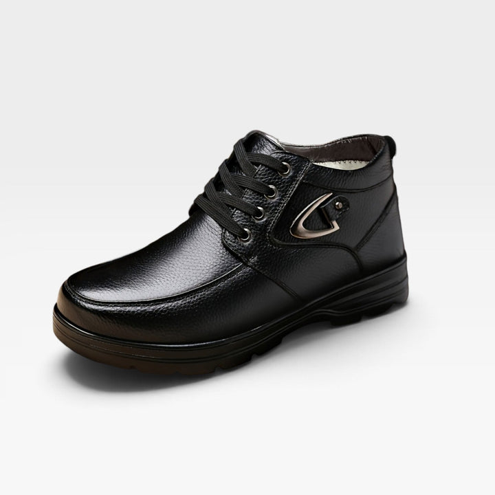 Baxter | Classic Leather Lace Up Ankle Boots