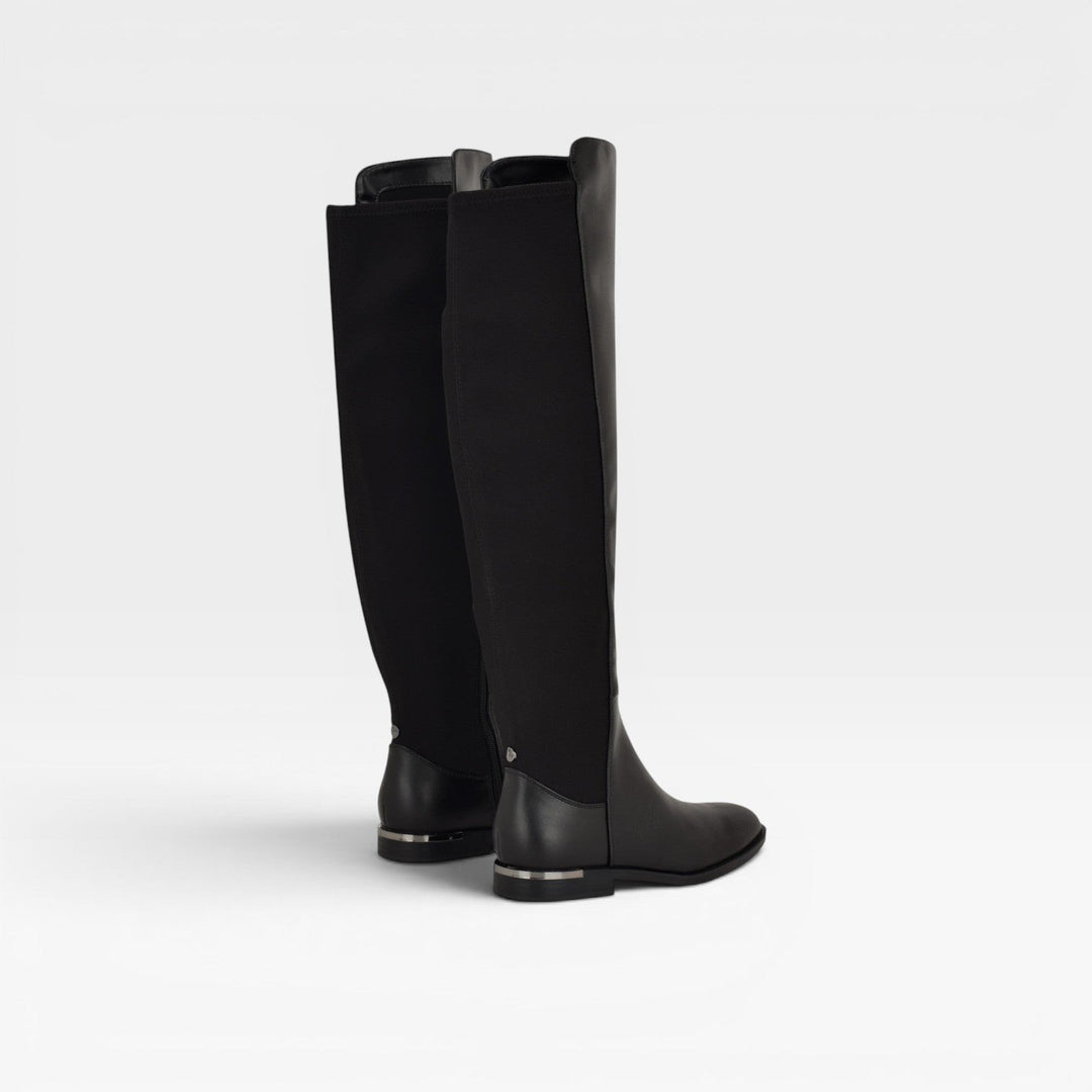 Octavia | Polished Over The Knee Flat Boots Women