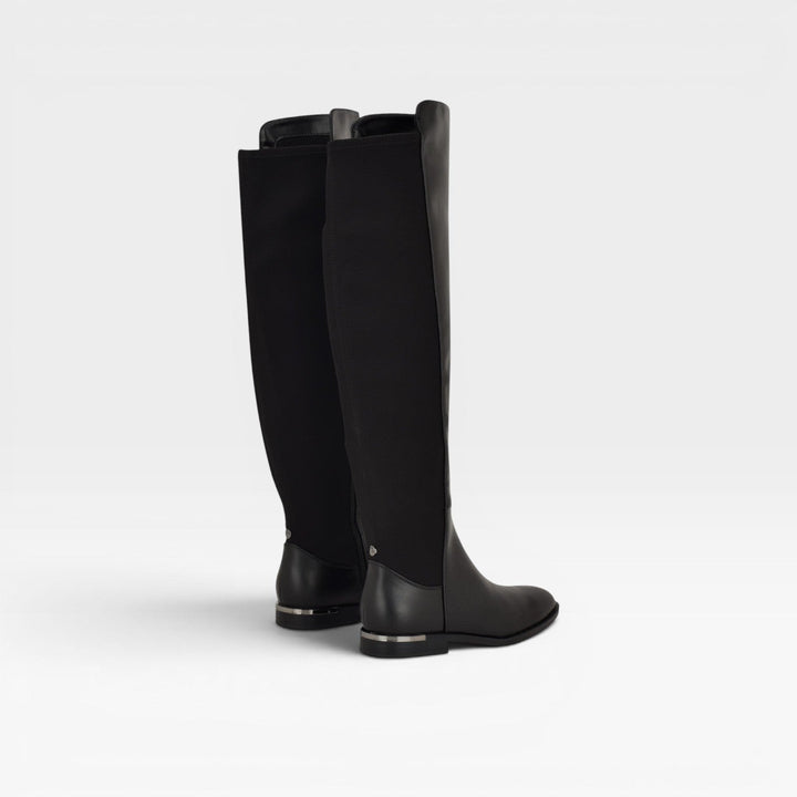 Octavia | Polished Over The Knee Flat Boots Women