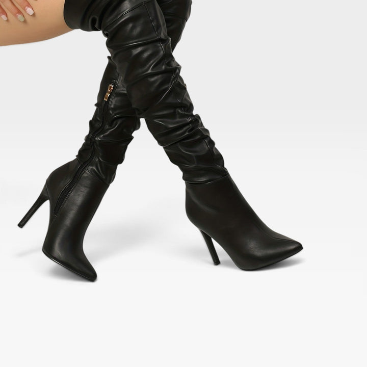 Petronella | Bold Stiletto Over The Knee Boots Women