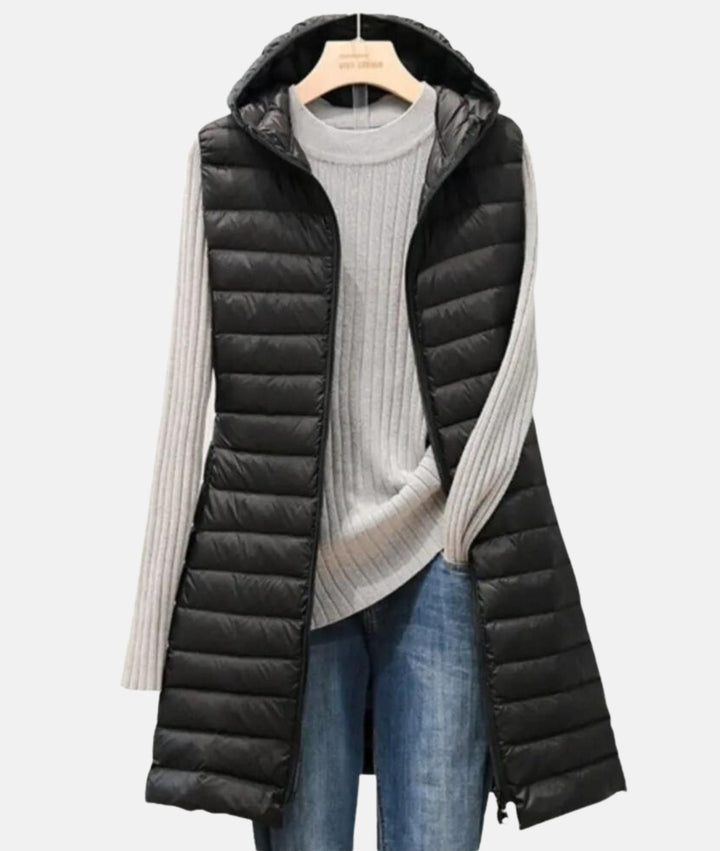 Isla | Sleek Quilted Longline Gilet