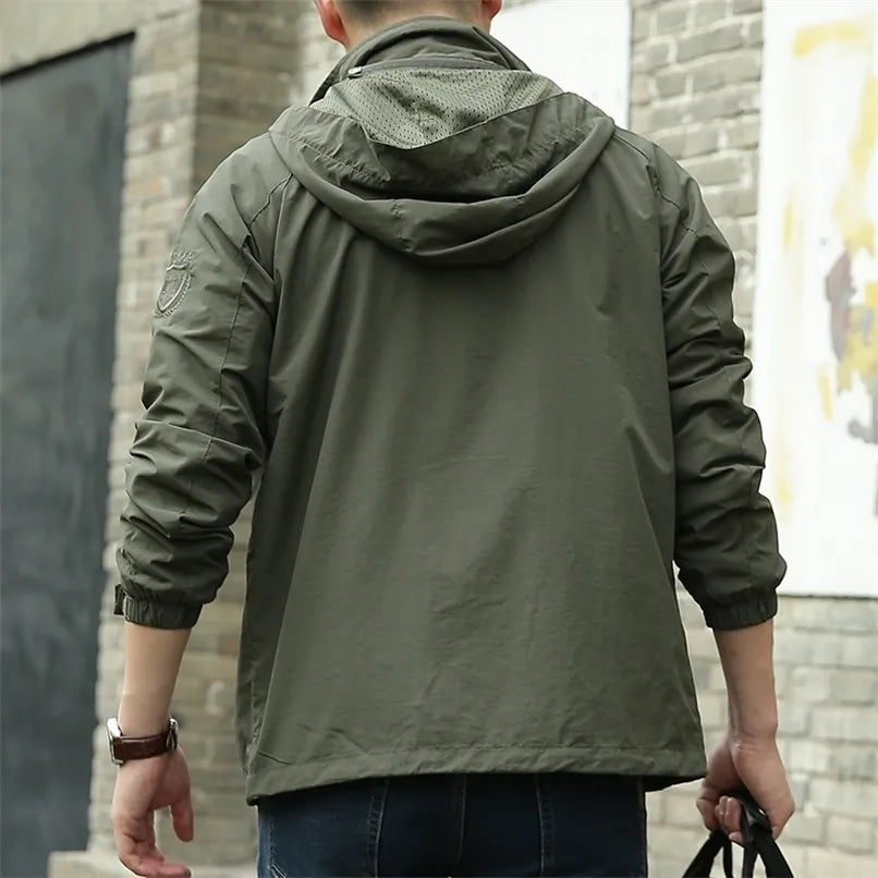 Lennox | Waterproof Outdoor Jacket with Detachable Hood for Men