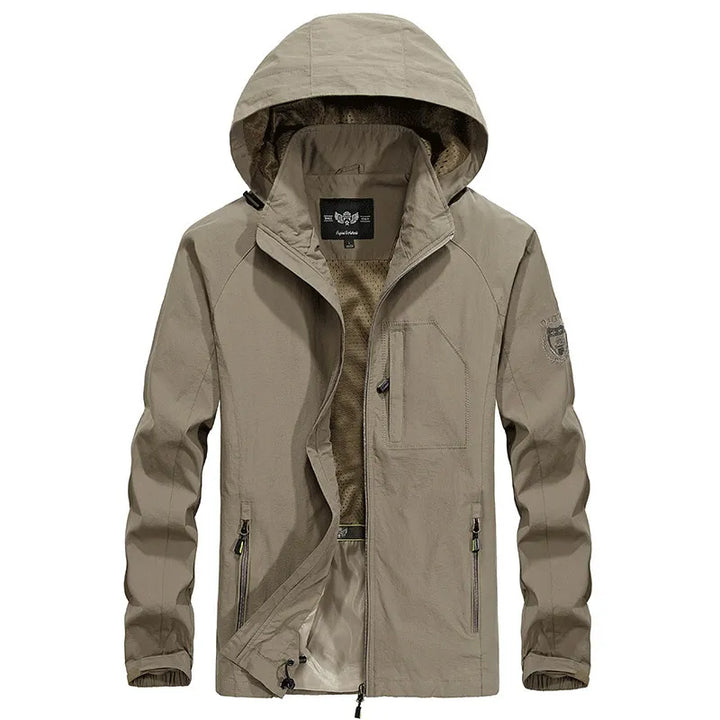 Lennox | Waterproof Outdoor Jacket with Detachable Hood for Men