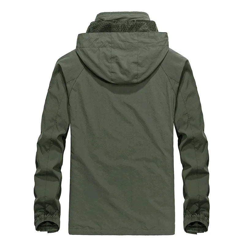 Lennox | Waterproof Outdoor Jacket with Detachable Hood for Men