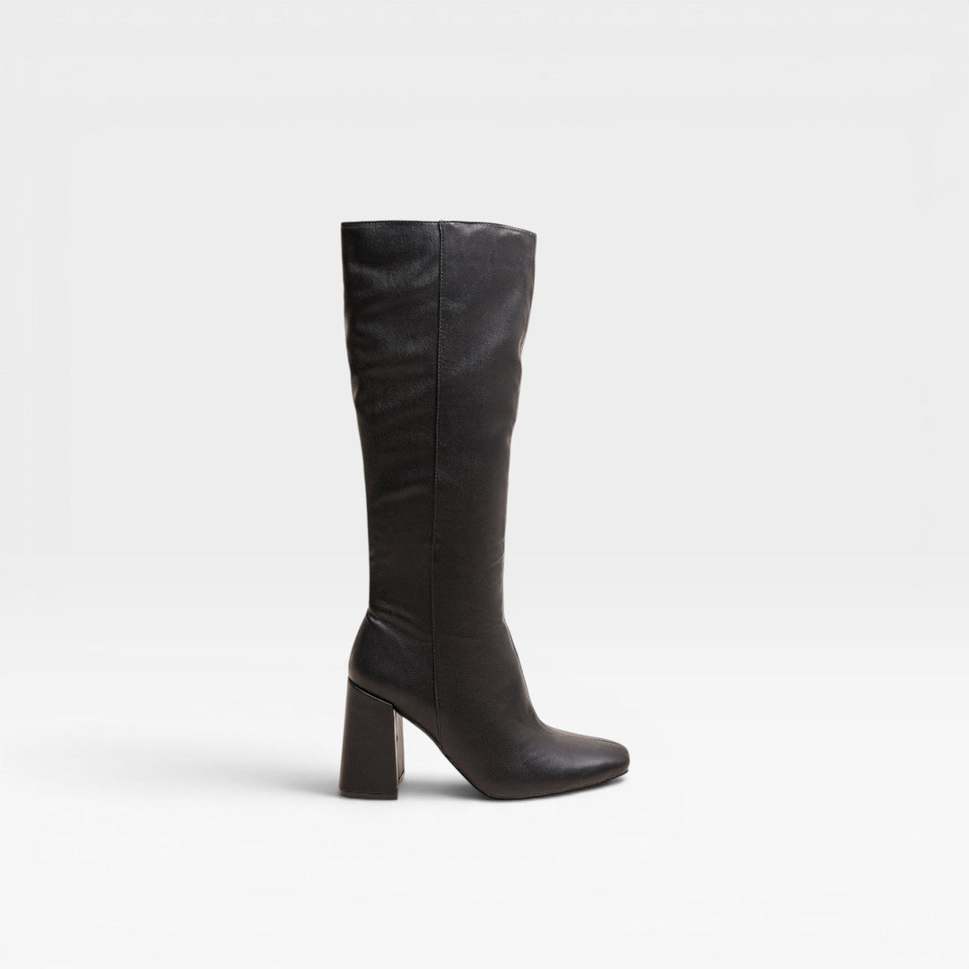 Yolanda | Chic Knee High Block Heel Boots