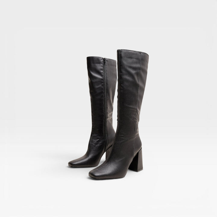 Yolanda | Chic Knee High Block Heel Boots