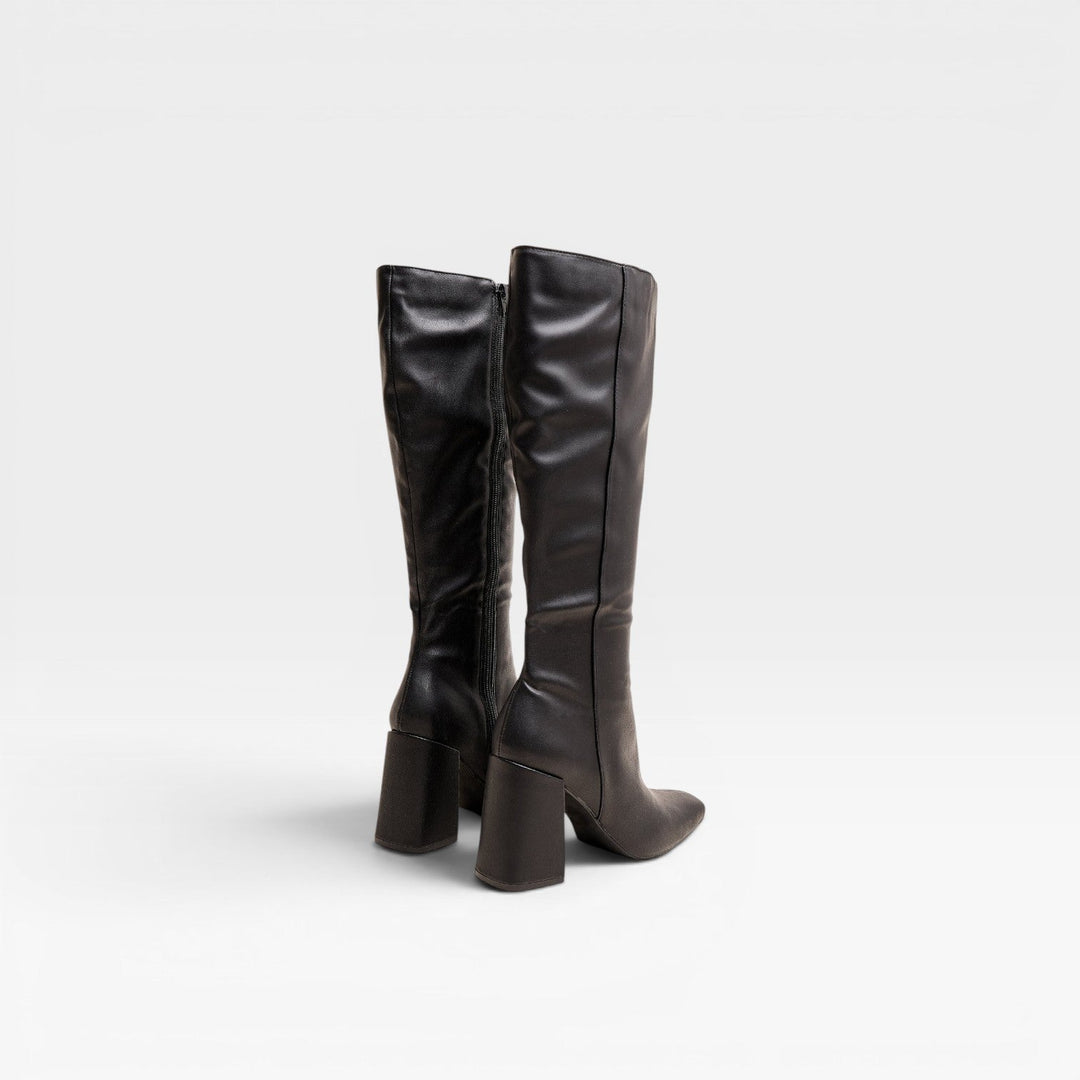 Yolanda | Chic Knee High Block Heel Boots