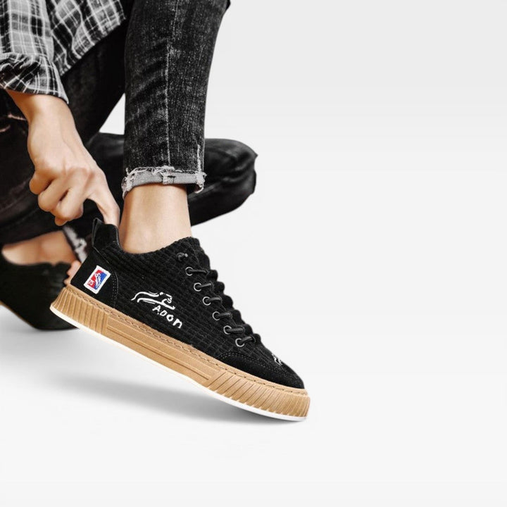 Devlin | Casual Canvas Suede Skate Trainers