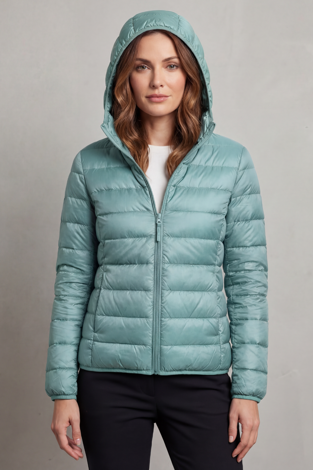 Nora | Cozy Packable Hooded Puffer Jacket