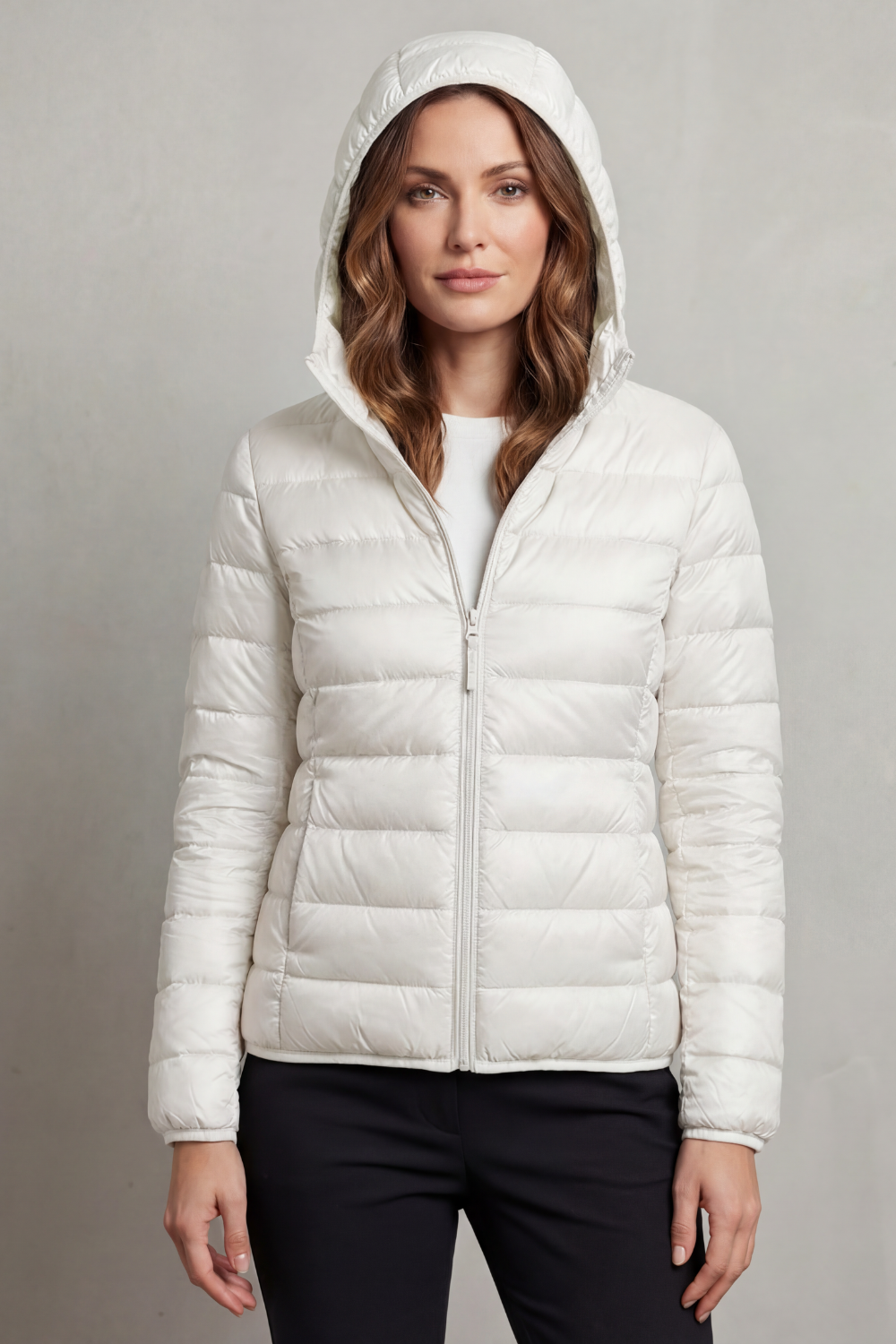 Nora | Cozy Packable Hooded Puffer Jacket