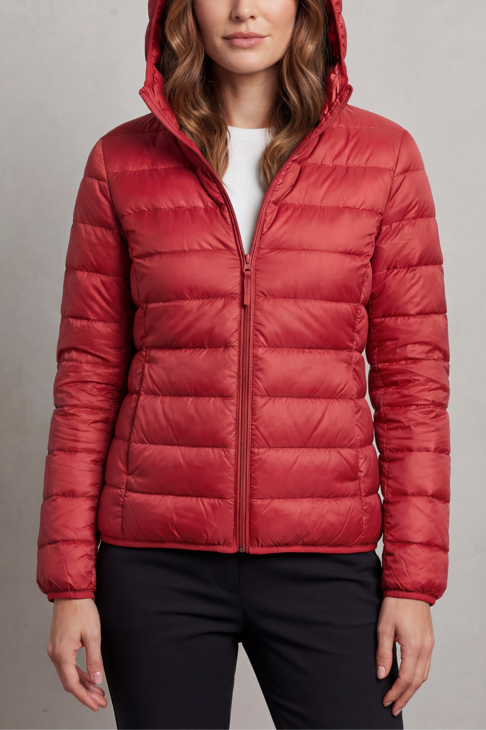 Nora | Cozy Packable Hooded Puffer Jacket