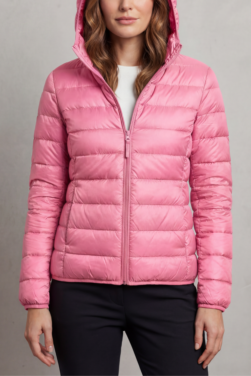Nora | Cozy Packable Hooded Puffer Jacket