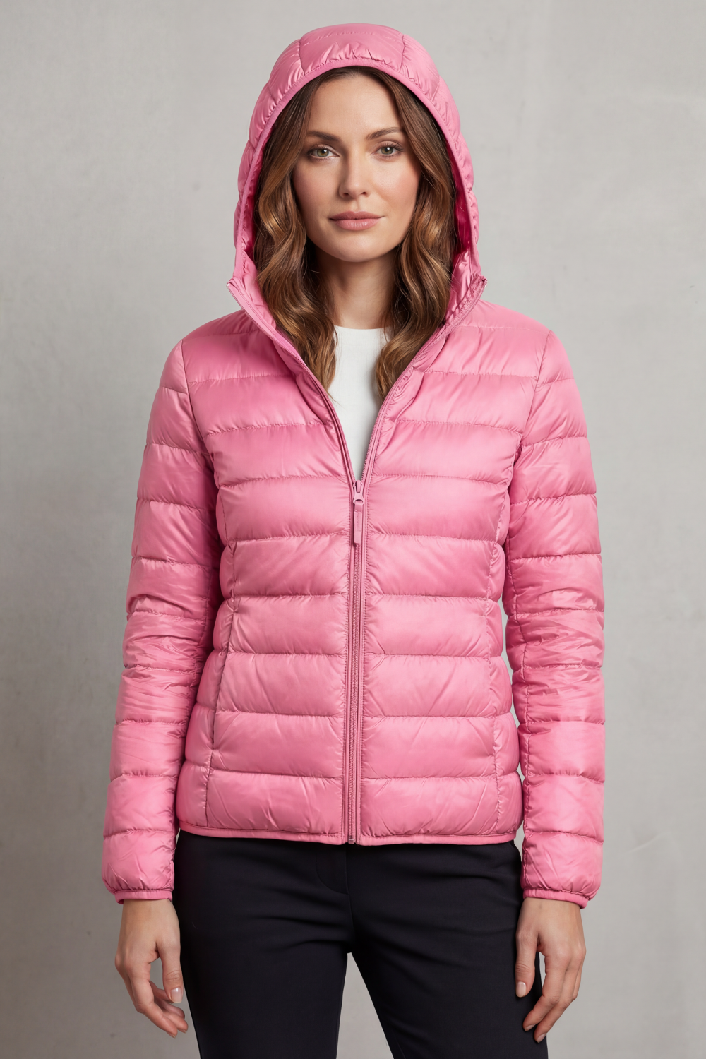 Nora | Cozy Packable Hooded Puffer Jacket