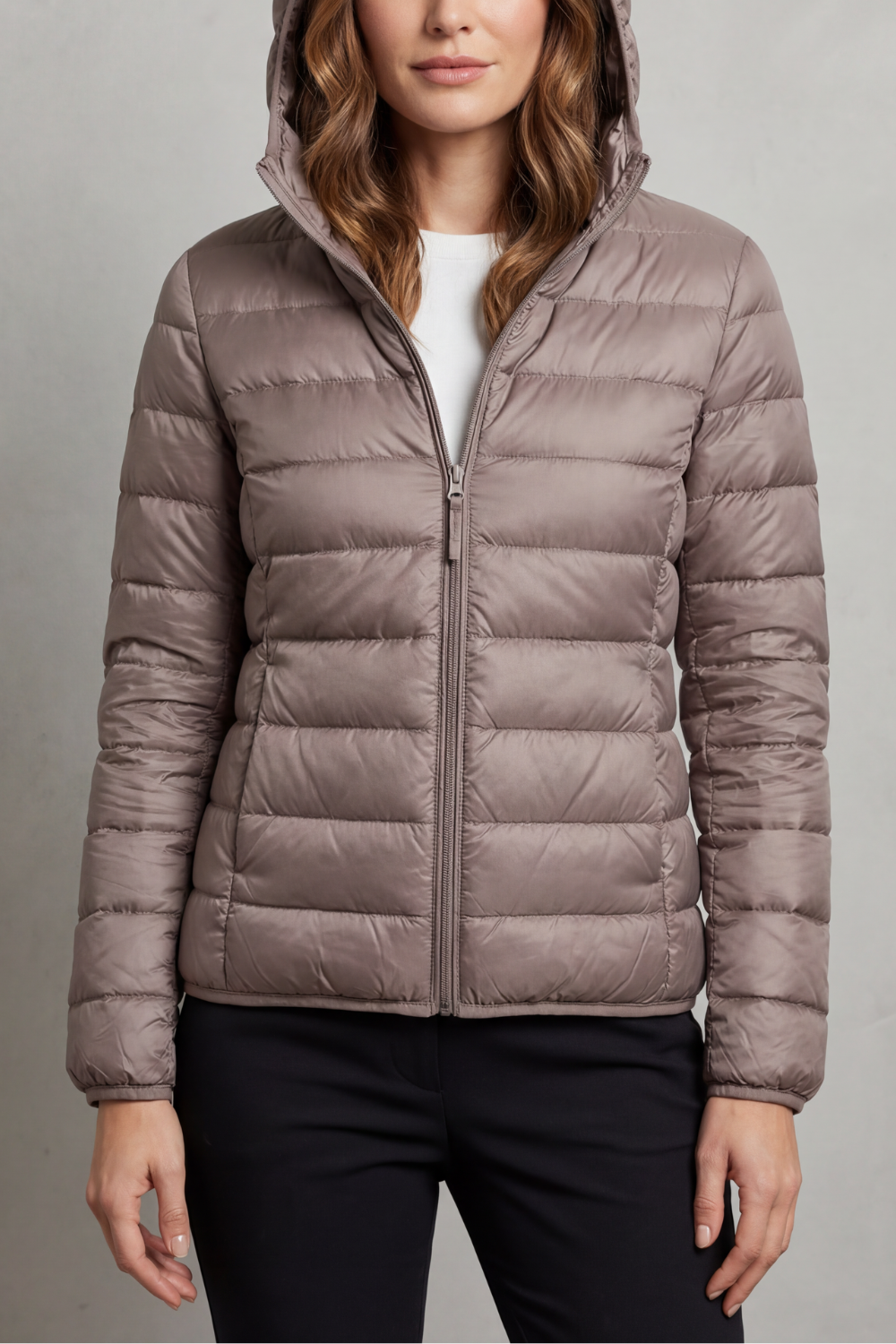Nora | Cozy Packable Hooded Puffer Jacket