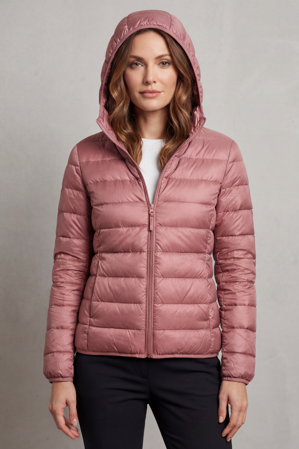 Nora | Cozy Packable Hooded Puffer Jacket