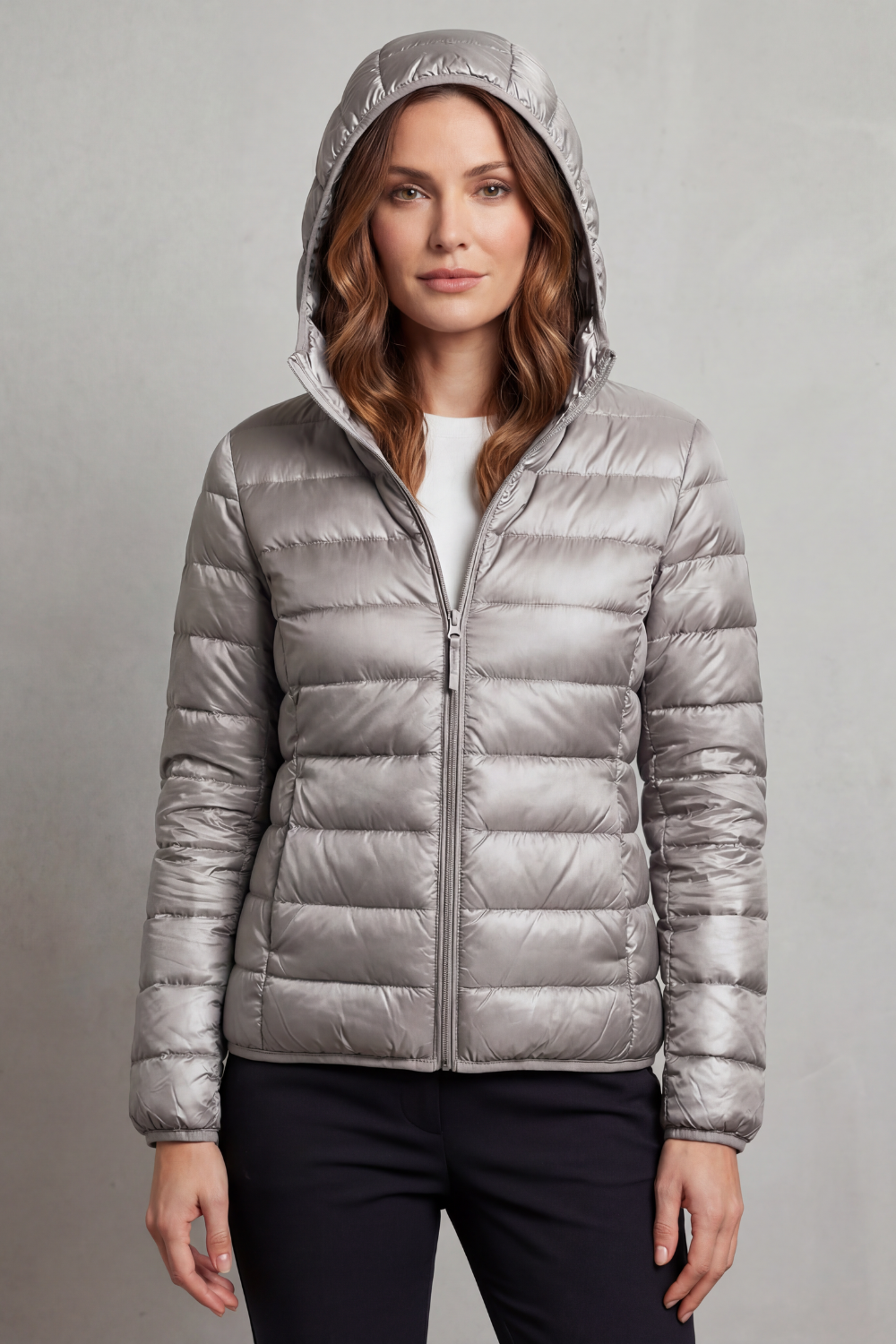 Nora | Cozy Packable Hooded Puffer Jacket