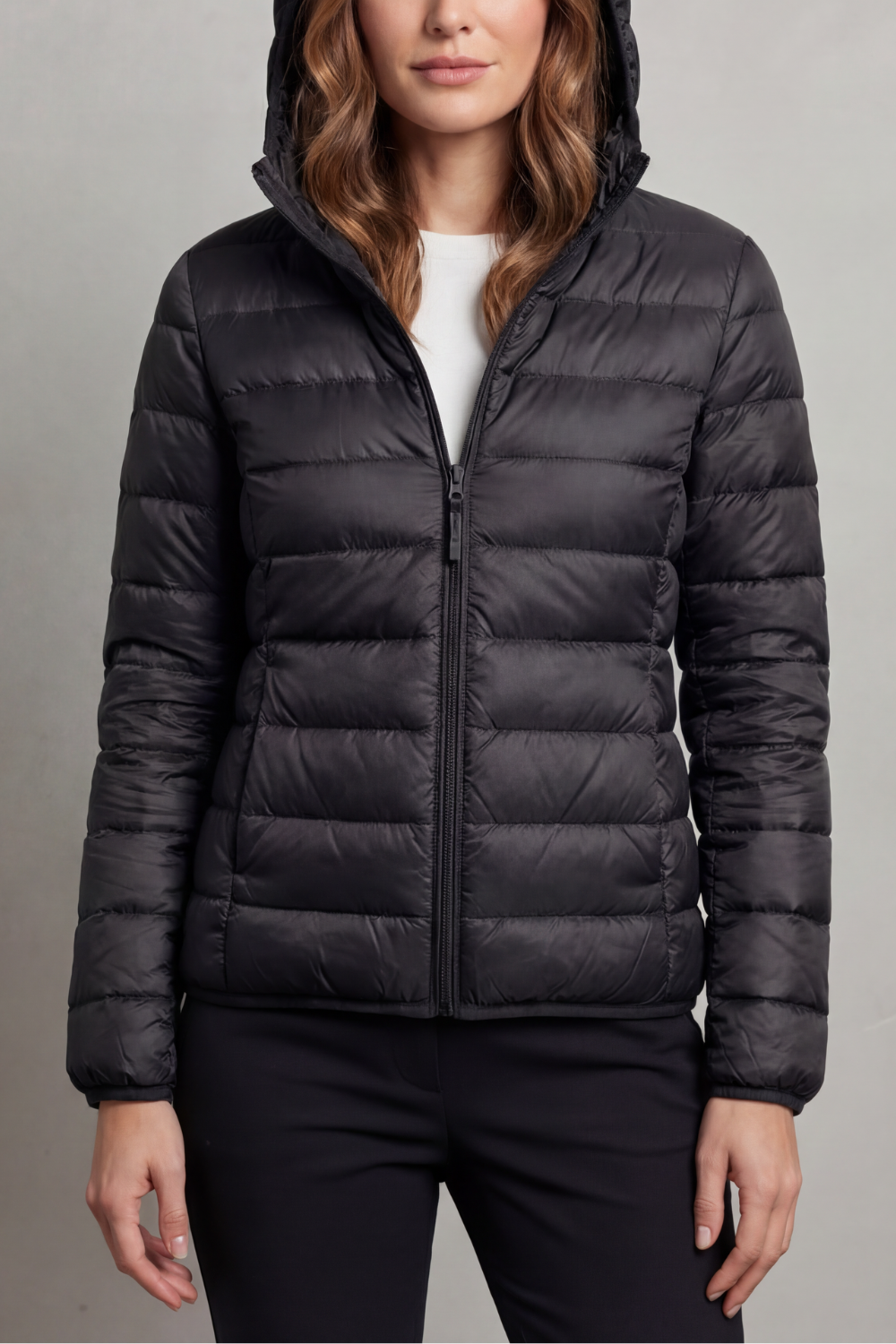 Nora | Cozy Packable Hooded Puffer Jacket