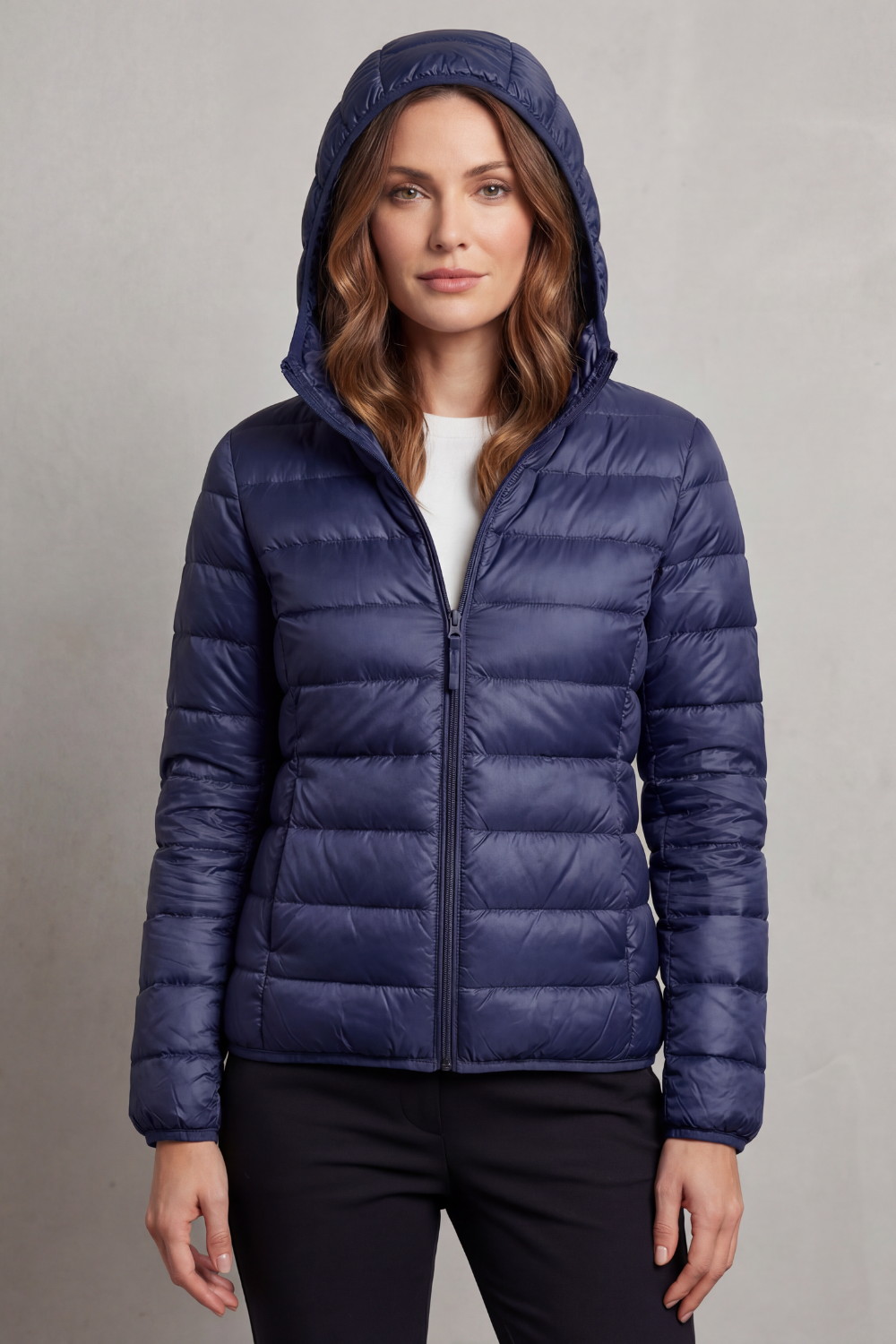 Nora | Cozy Packable Hooded Puffer Jacket