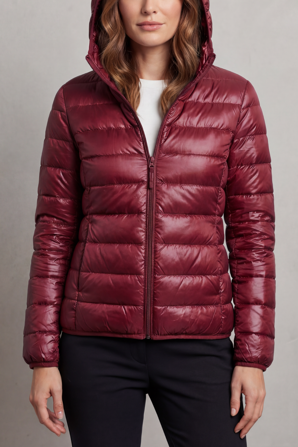 Nora | Cozy Packable Hooded Puffer Jacket