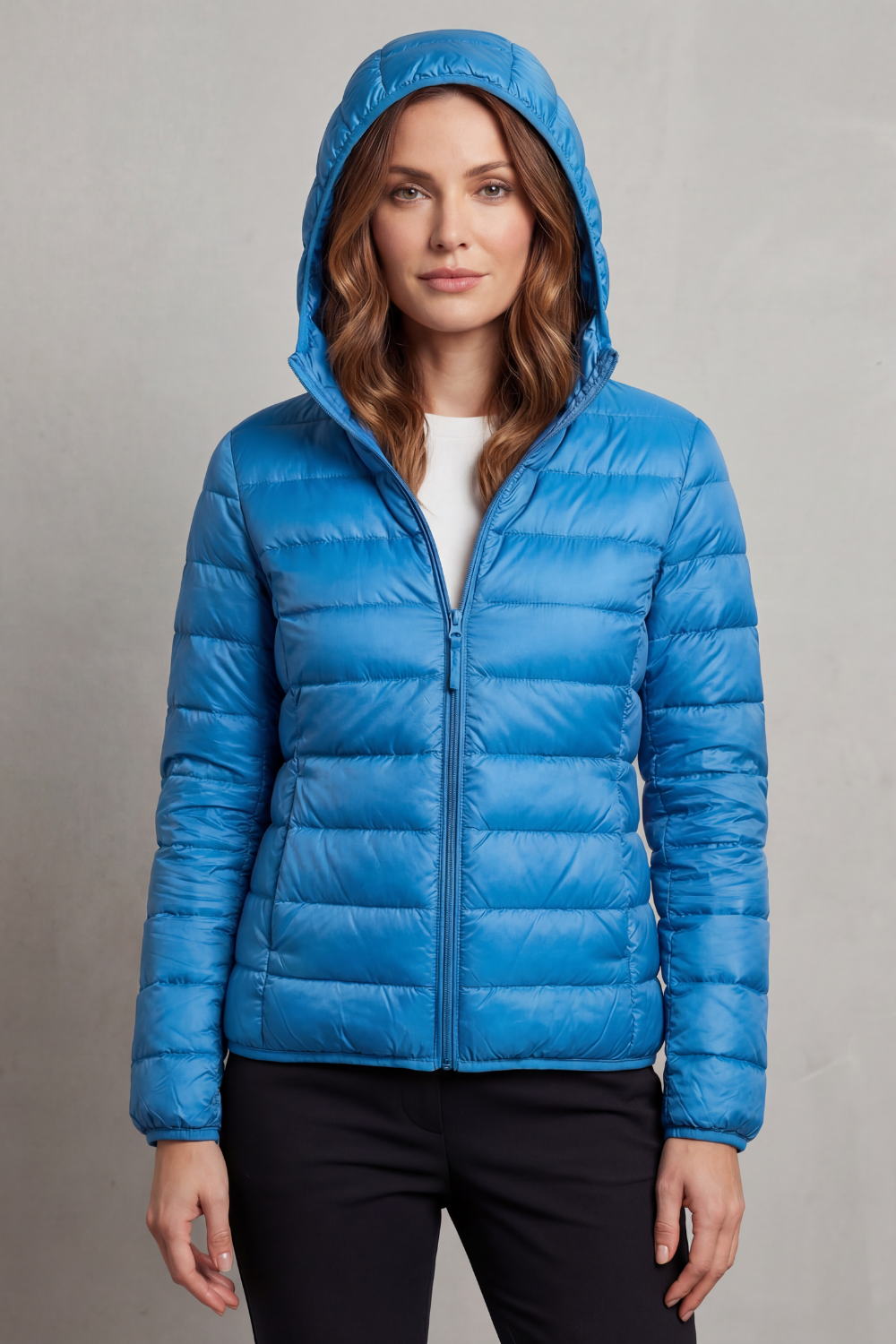 Nora | Cozy Packable Hooded Puffer Jacket