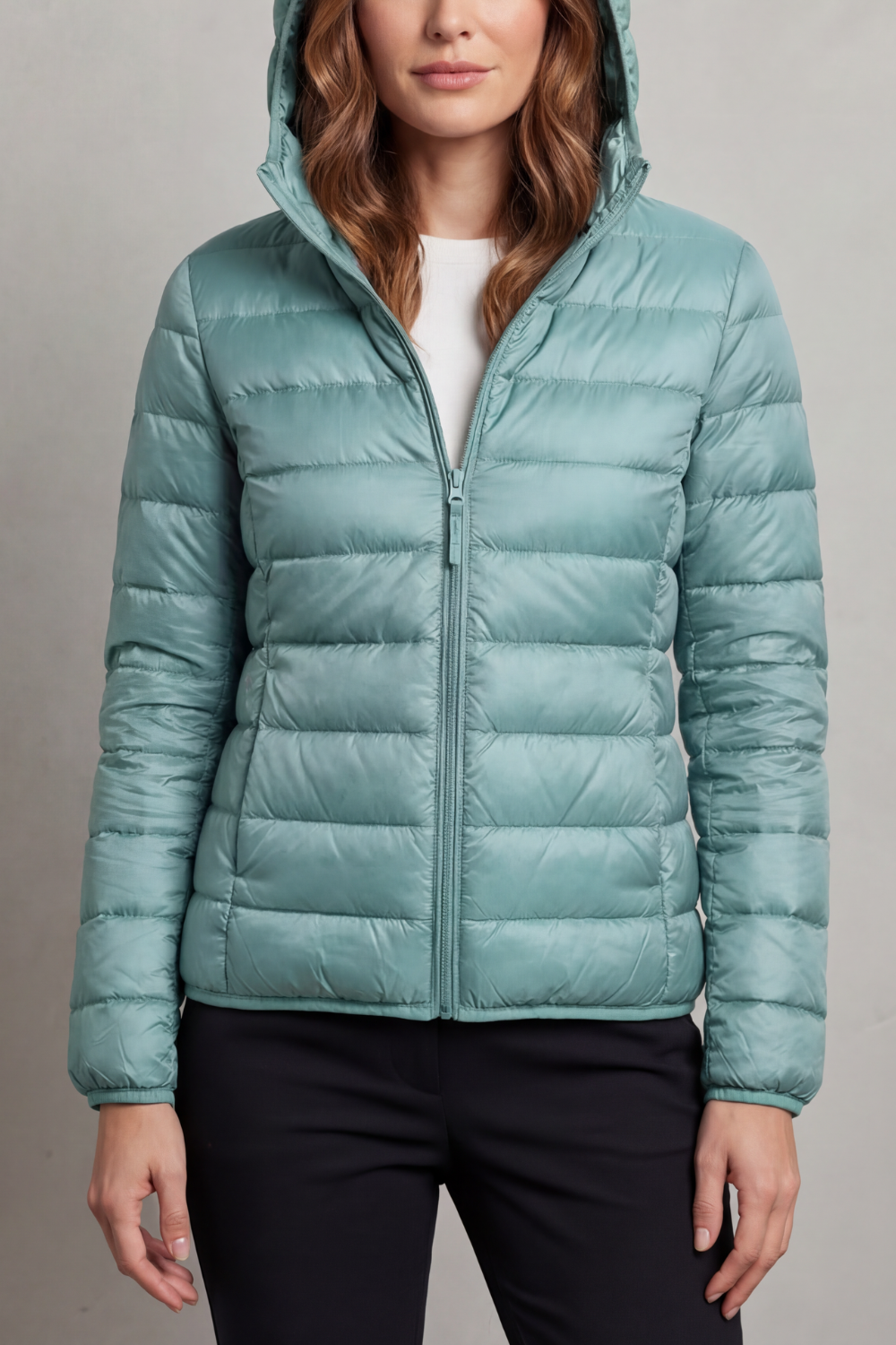 Nora | Cozy Packable Hooded Puffer Jacket