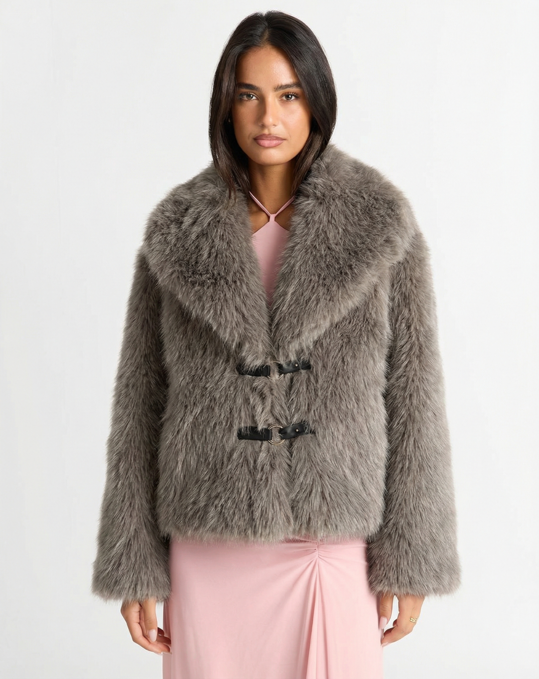 Adelaide | Refined Faux Fur Jacket For Women
