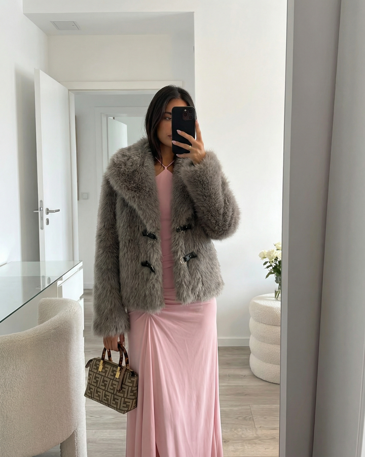 Adelaide | Refined Faux Fur Jacket For Women