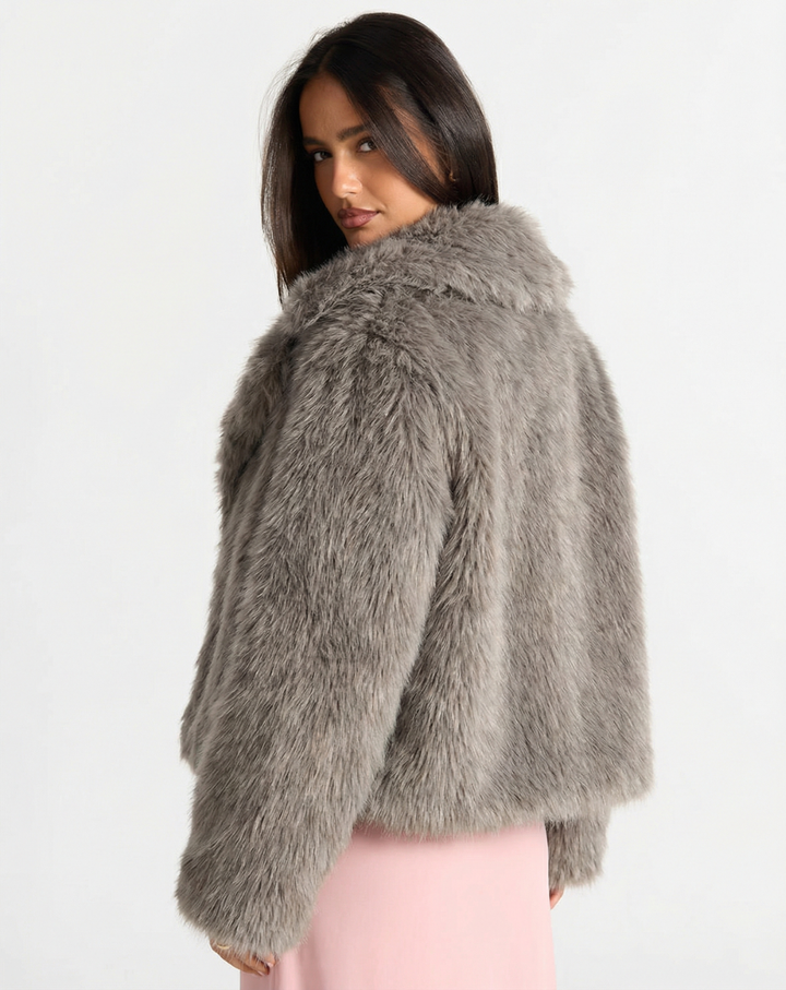 Adelaide | Refined Faux Fur Jacket For Women