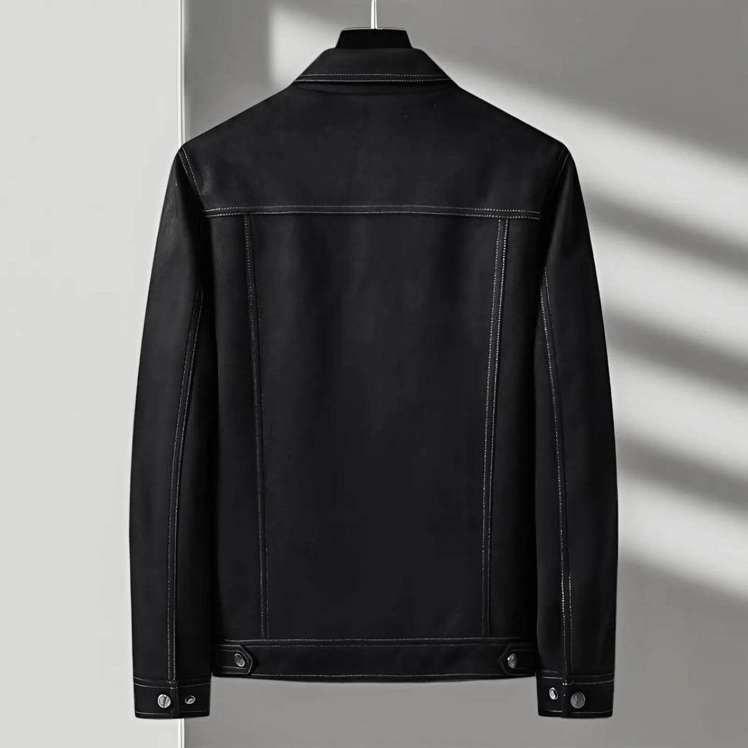 Alwyn | Rugged Suede Trucker Jacket