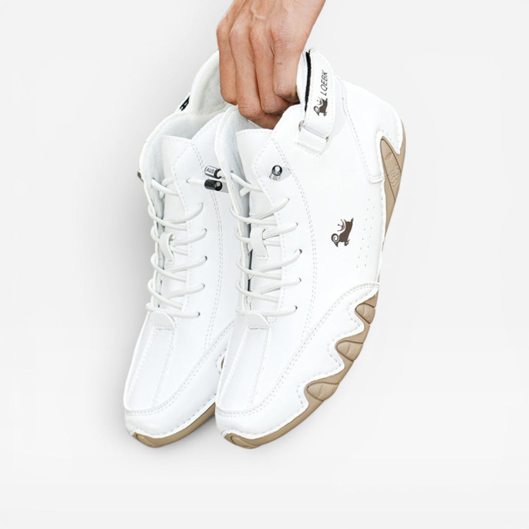 Darby | Bold Suede Mid-Top Lace-Up Trainers