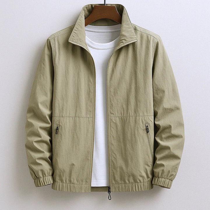 Hollis | Classic Stand-Collar Bomber Jacket for Men