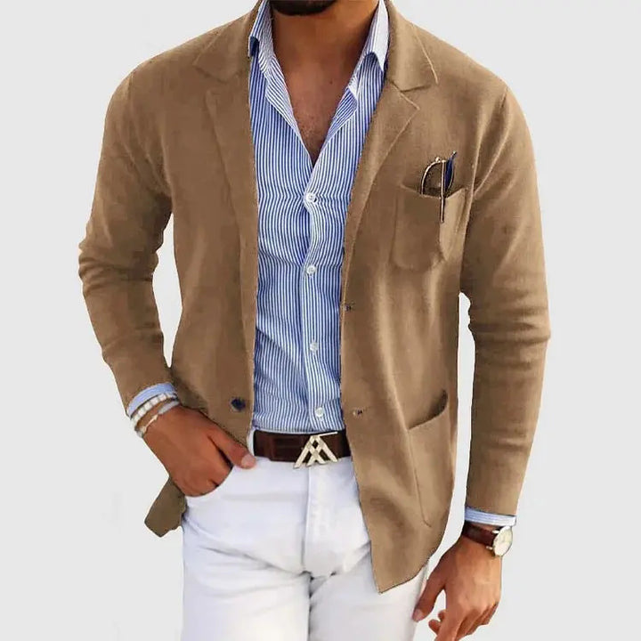 Sterling | Relaxed Knit Blazer for Men's Smart Casual Wear