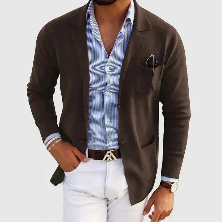 Sterling | Relaxed Knit Blazer for Men's Smart Casual Wear